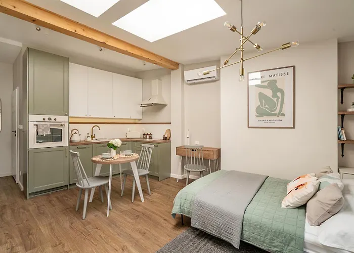 Pistachio Loft Near Wawel Royal Castle